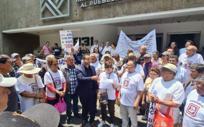 Respalda Miguel Varela a jubilados zacatecanos; exigirán desde San Lázaro pago de prestaciones caídas 