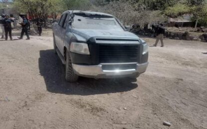 Aseguran en Tepetongo armamento y vehículos utilizados por la delincuencia organizada